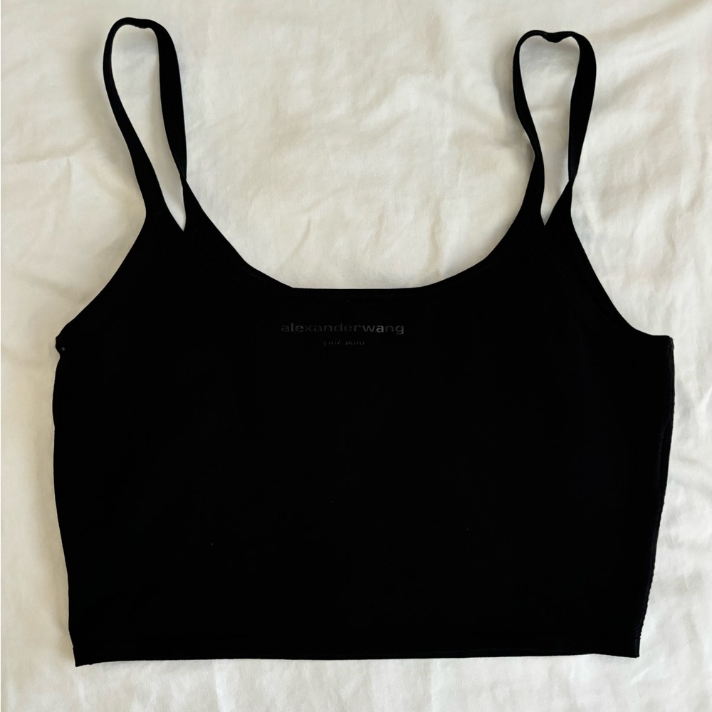 Alexander Wang Black Crop Top